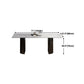 Metal Contemporary Double Pedestal Dining Table Sintered Stone Table for Dining Room Clearhalo ' dining_table' 'Dining Tables & Seating' 'Dining Tables' 'furn' 'furn_dining_table' 'Furniture' 'furniture_dining_table' 'Kitchen & Dining Furniture' 'kitchen&dining_furn' 'kitchen' 'kitchen_dining_table' 1200x1200_17e8483f-a512-4fca-94a3-9696c02362ec