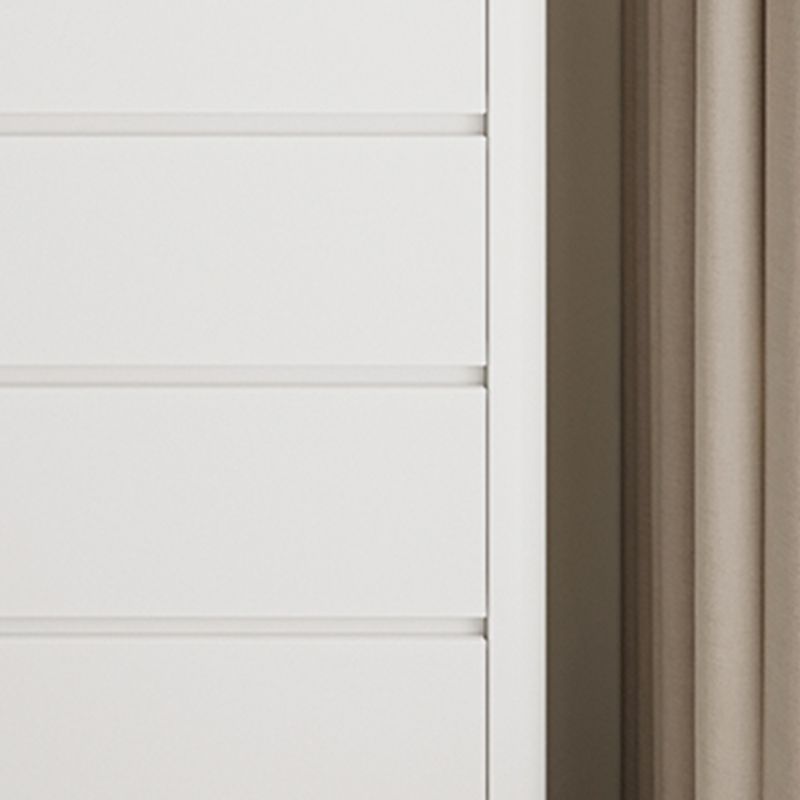 Coffre de rangement de 15,6 pouces de largeur, commode de rangement moderne en bois manufacturé