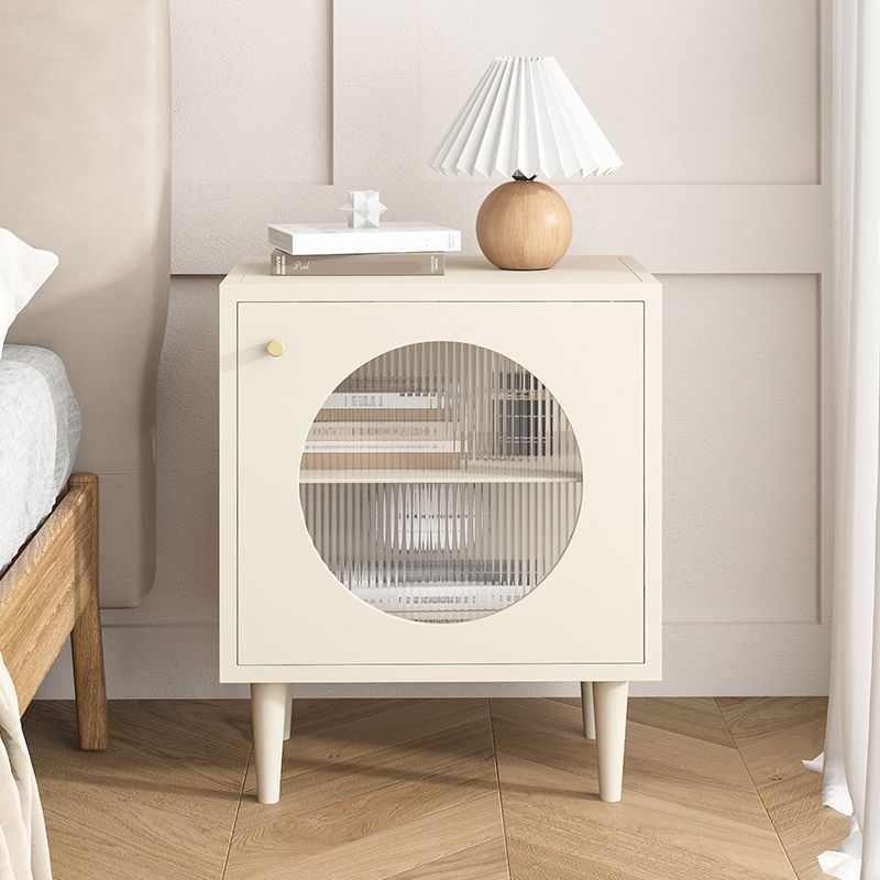 Comodino da tavola di metallo contemporaneo 1 mobile da comodino