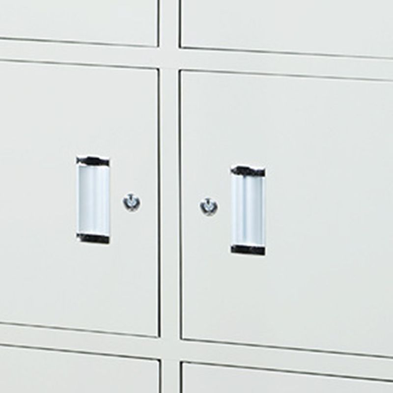 Modern Style Metal Wardrobe White Colour Freestanding Wardrobe Closet