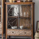 Modern Sideboard Solid Wood Sideboard Cabinet with Doors for Dining Room