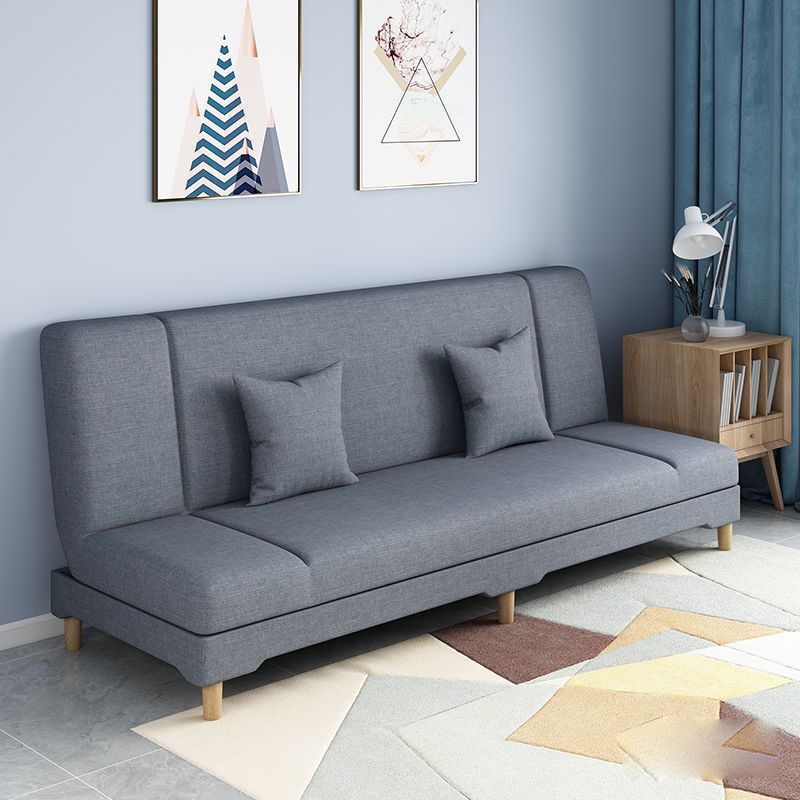 Scandinavian Convertible Sleeper Sofa 31.5" High Armless Settee Clearhalo 'furn' 'furn_sofas' 'Furniture' 'furniture_sofas' 'kitchen' 'kitchen_sofas' 'Living Room Furniture' 'Sofa' 'sofas' 1200x1200_17ec37a1-aa3c-4651-a409-ca065b441028