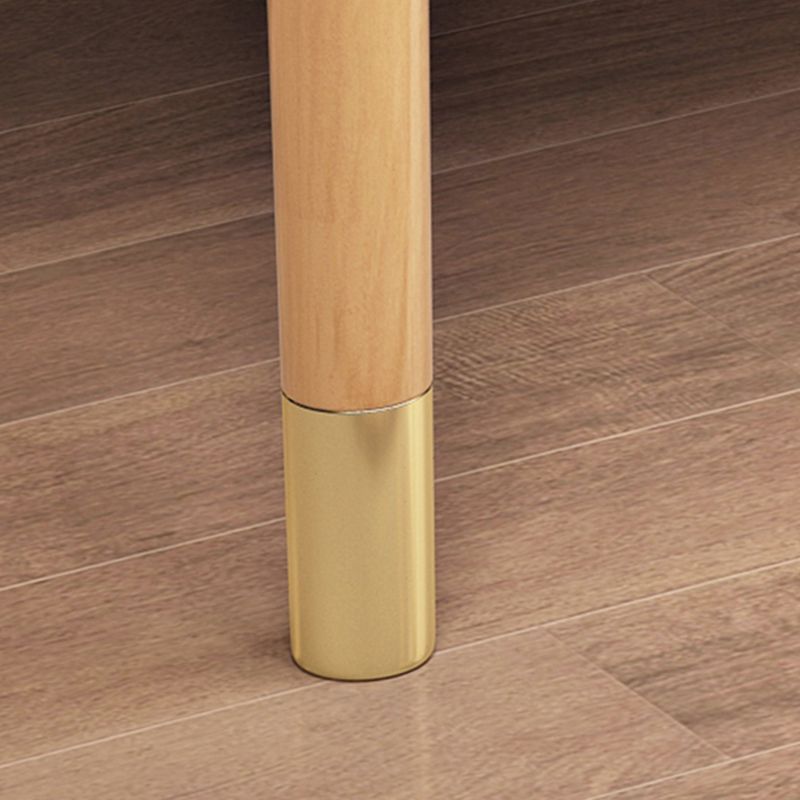 21.7 "W√ó29.5" H Glam Writing Desk zu Hause rechteckiger Büroschalter