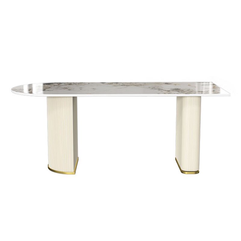 Metal Traditional Luxury Free Form Indoor Table Sintered Stone Table for Dining Room Clearhalo ' dining_table' 'Dining Tables & Seating' 'Dining Tables' 'furn' 'furn_dining_table' 'Furniture' 'furniture_dining_table' 'Kitchen & Dining Furniture' 'kitchen&dining_furn' 'kitchen' 'kitchen_dining_table' 1200x1200_17ef8fe3-4cf4-4c75-9c50-4da6ccc5502b