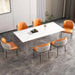 Rectangle Stone Top Dining Table Modern Transparent Acrylic Base Dining Table Clearhalo 'Dining Tables & Seating' 'Dining Tables' 'dining_table' 'furn' 'furn_dining_table' 'Furniture' 'furniture_dining_table' 'Kitchen & Dining Furniture' 'kitchen' 'kitchen_dining_table' 1200x1200_17f00670-a6d5-45ae-8bb2-415086c2a5f0