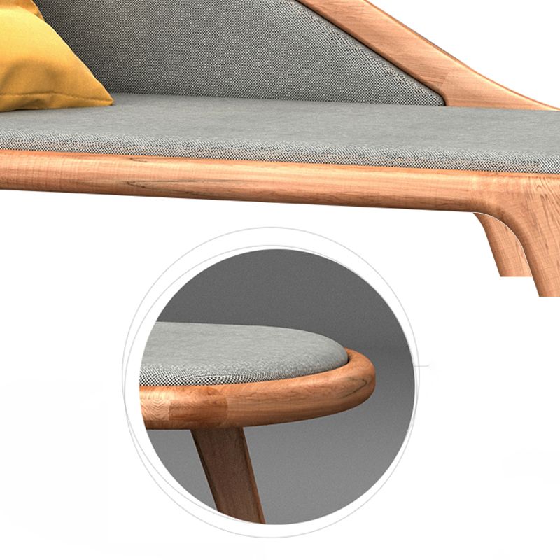 Traditional Wooden One Arm Chaise Flared Arms for Bedroom Living Room Clearhalo 'Chairs & Seating' 'Chaise Lounge' 'chaise_lounge' 'furn' 'furn_chaise_lounge' 'Furniture' 'Living Room Furniture' 1200x1200_17f10731-1afb-4de7-8831-68d378040f81