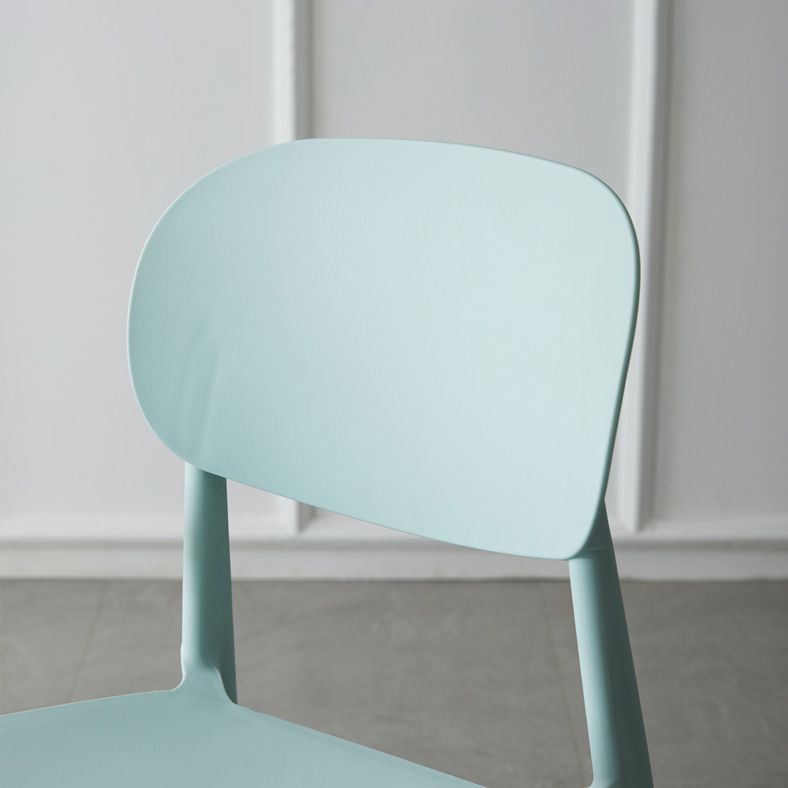 Open Back Armless Dining Chair Plastic Stackable Dining Side Chairs (Set of 4) Clearhalo ' kitchen&dining_furn' 'Dining Chairs' 'Dining Tables & Seating' 'dining_chair' 'furn' 'furn_dining_chair' 'Furniture' 'furniture_dining_chair' 'Kitchen & Dining Furniture' 'kitchen' 1200x1200_17f3abcb-dd95-423d-a557-db6251b6bbfa