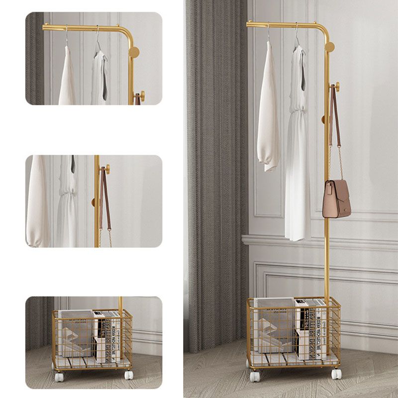 Metal and Slate Entrance Coat Rack Modern Minimalist Home Floor Coat Rack Clearhalo 'Entry & Mudroom Furniture' 'furn' 'furn_hall_tree_coat_racks' 'Furniture' 'Hall Trees & Coat Racks' 'hall_tree_coat_racks' 1200x1200_17f8895a-7d8a-4781-bfbd-a20c6cd6fe39