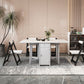 Contemporary Kitchen Standard Dining Table Folding Dining Table (only table) Clearhalo ' dining_table' 'Dining Tables & Seating' 'Dining Tables' 'Furniture' 'furniture_dining_table' 'Kitchen & Dining Furniture' 'kitchen&dining_furn' 'kitchen' 'kitchen_dining_table' 1200x1200_17f89523-9413-46ac-81a2-e7a3e17acc7c