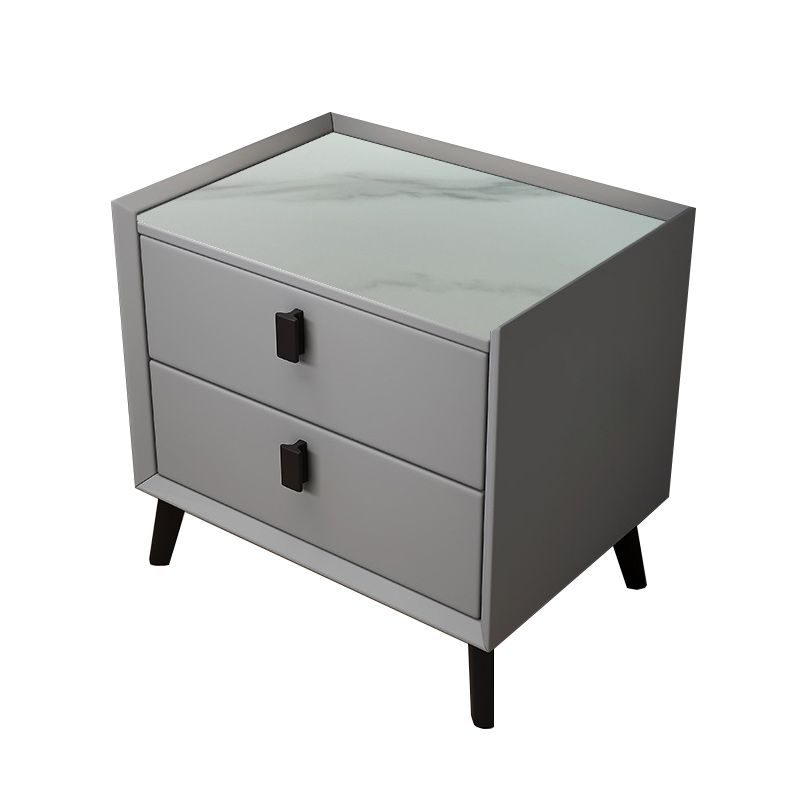 Drawer Storage Night Table Contemporary Bed Nightstand for Bedroom Clearhalo 'Bedroom Furniture' 'furn' 'furn_night_stand' 'Furniture' 'night_stand' 'Nightstands' 1200x1200_17f9cfa5-5b1a-4015-8de0-026b1df5c9ae