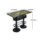 Industrial Wood Top Bistro Table Matte Finish Bar Table for Small Places Clearhalo 'Bar Furniture' 'Bar Tables' 'bar_tables' 'furn' 'furn_bar_tables' 'Furniture' 'Kitchen & Dining Furniture' 1200x1200_17f9d55b-5f6e-483a-be1d-8f156afbcca0