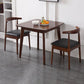Square Industrial Dining Table Wood Color Fixed Table with Rubberwood Solid Wood Clearhalo ' dining_table' 'Dining Tables & Seating' 'Dining Tables' 'furn' 'furn_dining_table' 'Furniture' 'furniture_dining_table' 'Kitchen & Dining Furniture' 'kitchen&dining_furn' 'kitchen' 'kitchen_dining_table' 1200x1200_17fa3399-c015-41cd-b322-351d8211df12