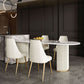 Modern Sintered Stone Dining Table Double Pedestal Table for Dining Room Clearhalo 'Dining Tables & Seating' 'Dining Tables' 'dining_table' 'furn' 'furn_dining_table' 'Furniture' 'Kitchen & Dining Furniture' 1200x1200_17fa5e9b-8aca-4f5a-a3a6-cdede7688001