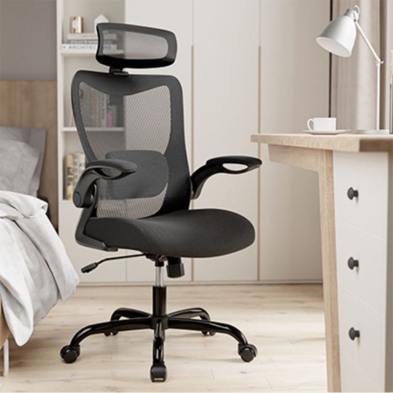 Removable Arms Slide Chair Tilt Mechanism Ergonomic Desk Chair with Wheels
