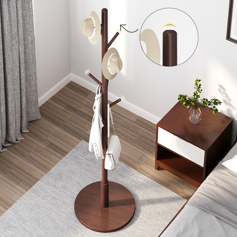 Solid Wood Free Standing Hall Tree Contemporary Hall Stand for Living Room Clearhalo 'Entry & Mudroom Furniture' 'furn' 'furn_hall_tree_coat_racks' 'Furniture' 'Hall Trees & Coat Racks' 'hall_tree_coat_racks' 1200x1200_17fe9eb1-20dd-4420-9cca-b992a189f145