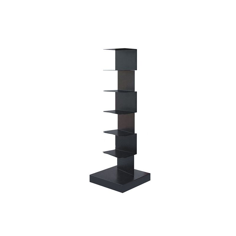 Closed Back Bookshelf Contemporary Style Vertical Bookcase for Home Office Clearhalo 'Bookcases' 'furn' 'furn_bookcases' 'Furniture' 'furniture_bookcases' 'kitchen' 'kitchen_bookcases' 'Living Room Furniture' 'Office Furniture' 1200x1200_17fee2b5-d6fe-490e-9c44-eeb77fe7039f