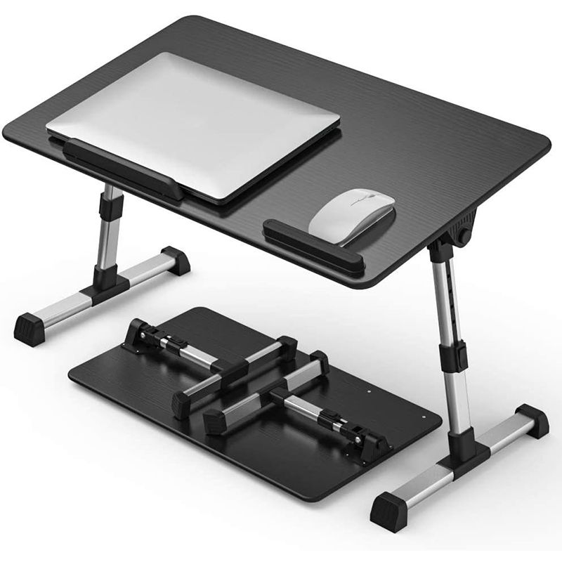 Bureau d'écriture de forme rectangulaire de style moderne Bureau de tâche en bois avec 2 legs pour la maison