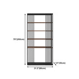 4-Shelf Metal Standard Bookcase Industrial Bookcase for Home Office Clearhalo 'Bookcases' 'furn' 'furn_bookcases' 'Furniture' 'furniture_bookcases' 'kitchen' 'kitchen_bookcases' 'Living Room Furniture' 'Office Furniture' 1200x1200_17ffabfa-ea1f-4717-a04d-daf506fe424f
