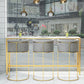 Glam Style Bar Stool Armed Upholstered Bar Stool for Dining Room Clearhalo 'Bar Furniture' 'Bar Stools' 'bar_stools' 'furn' 'furn_bar_stools' 'Furniture' 'Kitchen & Dining Furniture' 1200x1200_180789b9-0f60-46b4-88f5-94140805daa4