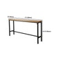 Industrial 1/4/6 Pieces Bar Table Set Rectangle Pine Wood Counter Table with High Stools Clearhalo 'Bar Furniture' 'furn' 'furn_home_bar_bar_sets' 'Furniture' 'Home Bars & Bar Sets' 'home_bar_bar_sets' 'Kitchen & Dining Furniture' 1200x1200_180a5e0f-4b7b-479a-9a54-885b45dafdb2