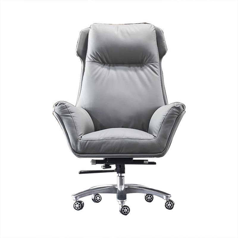 Moderner Executive Swivel Office Chair High Back Armless Manager Stuhl