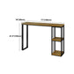 Industrial Rectangle Indoor Bar Dining Table Brown Pine Bistro Table Fixed Table Clearhalo 'Bar Furniture' 'Bar Tables' 'bar_tables' 'furn' 'furn_bar_tables' 'Furniture' 'furniture_bar_tables' 'Kitchen & Dining Furniture' 'kitchen&dining_furn' 'kitchen' 1200x1200_180ddda0-3375-4096-86ec-8a8d531972a8