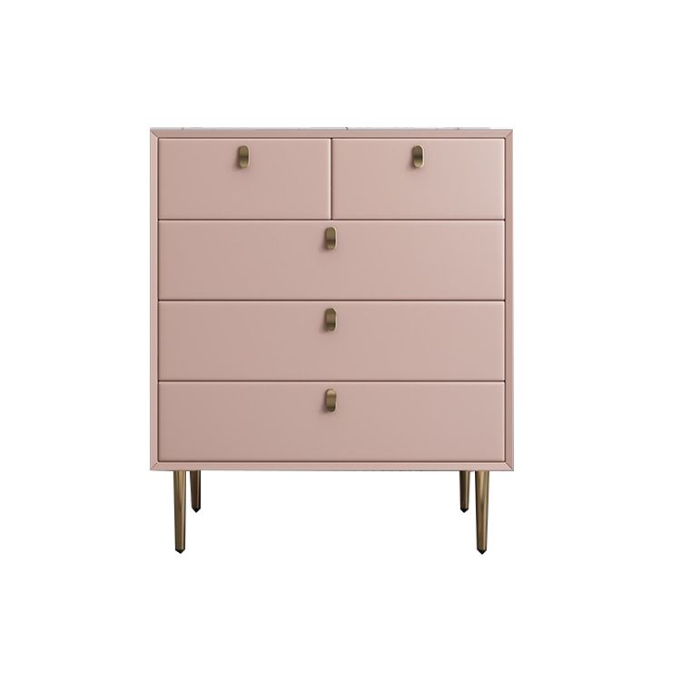 Baúl de lencería de madera vertical con 5 cajones, baúl de almacenamiento moderno para dormitorio
