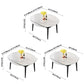 Modern Style Sintered Stone Dining Table Rectangle Table with Black Legs for Home Clearhalo ' dining_table' 'Dining Tables & Seating' 'Dining Tables' 'furn' 'furn_dining_table' 'Furniture' 'furniture_dining_table' 'Kitchen & Dining Furniture' 'kitchen&dining_furn' 'kitchen' 'kitchen_dining_table' 1200x1200_181346af-0ab1-4d9d-8736-68f2307618da