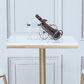 Gold Metal Base Bar Table Glam Round Faux Marble Bar Table for Dining Room Clearhalo 'Bar Furniture' 'Bar Tables' 'bar_tables' 'furn' 'furn_bar_tables' 'Furniture' 'Kitchen & Dining Furniture' 1200x1200_1814dda2-7692-47bf-a38d-7e33c09efcb9