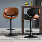 Scandinavian Adjustable Height Swivel Counter Stools Leather Wood Bar Stools (1 Piece) Clearhalo 'Bar Furniture' 'Bar Stools' 'bar_stools' 'furn' 'furn_bar_stools' 'furniture_bar_stools' 'Kitchen & Dining Furniture' 'kitchen&dining_furn' 'kitchen' 'kitchen_furn' Furniture' 1200x1200_18159645-5f10-41da-bea0-5fbc8d0eb557