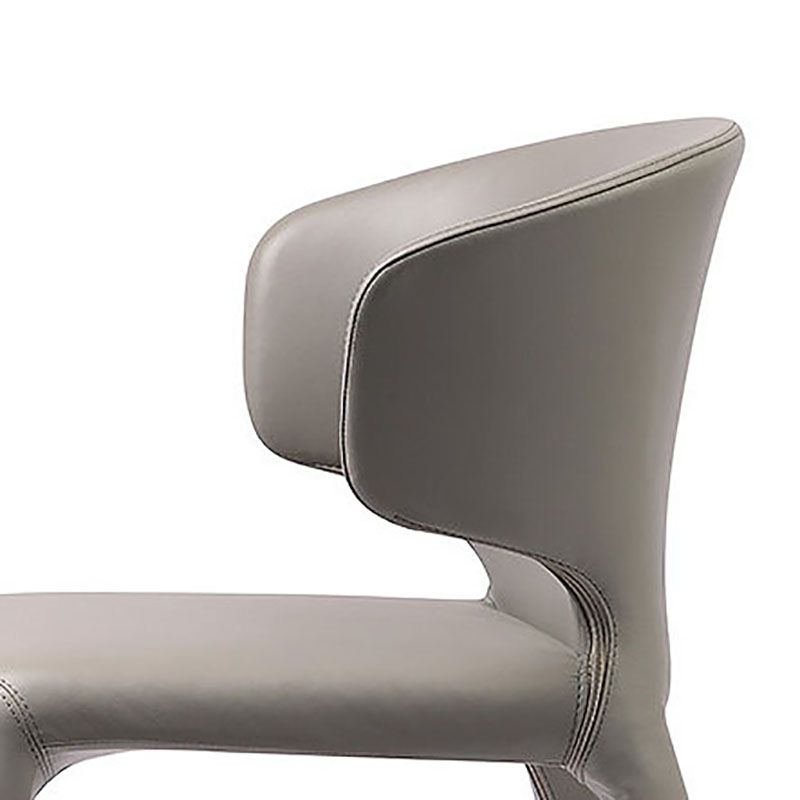 Contemporary Faux Leather Dining Chair Metal Dining Chairs for Restaurant Use Clearhalo ' kitchen&dining_furn' 'Dining Chairs' 'Dining Tables & Seating' 'dining_chair' 'furn' 'furn_dining_chair' 'Furniture' 'furniture_dining_chair' 'Kitchen & Dining Furniture' 'kitchen' 1200x1200_1815b86e-d96f-4b11-8912-6f77408d7345