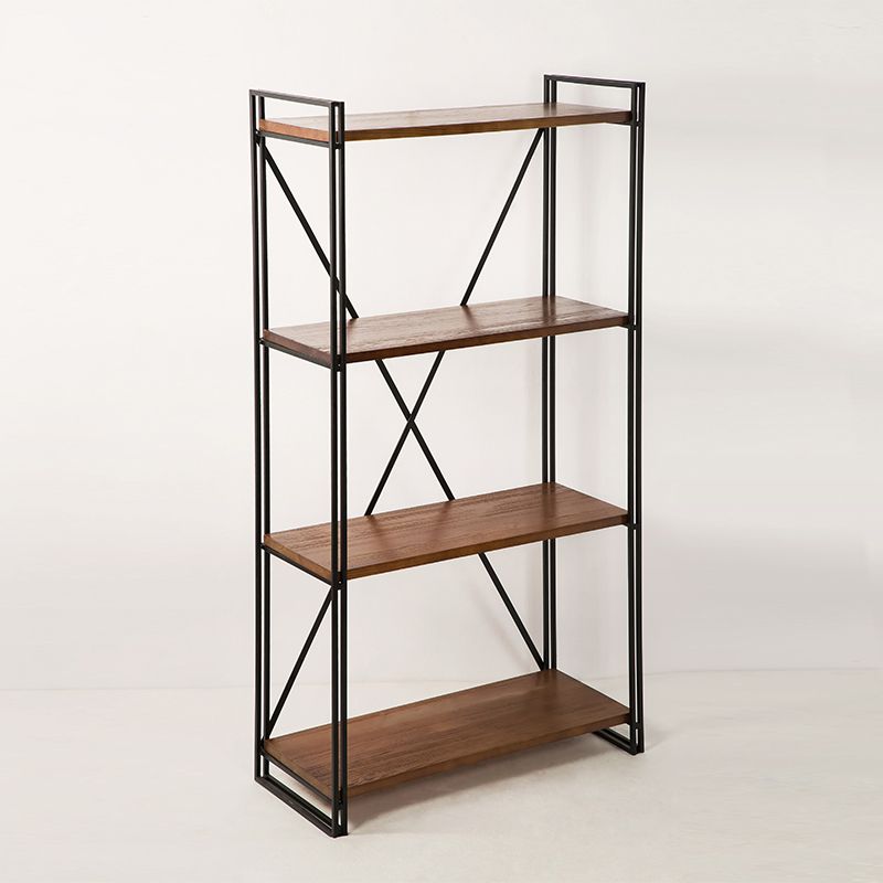 Wooden Open Back Bookshelf Etagere Industrial Bookcase with Shelves Clearhalo 'Bookcases' 'furn' 'furn_bookcases' 'Furniture' 'Office Furniture' 1200x1200_1816d705-2d05-4f73-84c1-f1e67b206463