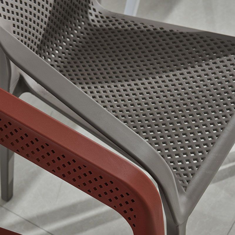 Contemporary Stackable Chair Dining Kitchen Arm Chairs with Plastic Legs Clearhalo 'Dining Chairs' 'Dining Tables & Seating' 'dining_chair' 'furn' 'furn_dining_chair' 'Furniture' 'furniture_dining_chair' 'Kitchen & Dining Furniture' 1200x1200_18194cf4-f237-48d4-b991-64e8a1aef113