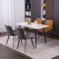 Rectangle Stone Home Furniture Contemporary Style Dining Room Collection Clearhalo ' dining_table' 'Dining Tables & Seating' 'Dining Tables' 'furn' 'furn_dining_table' 'Furniture' 'furniture_dining_table' 'Kitchen & Dining Furniture' 'kitchen&dining_furn' 'kitchen' 'kitchen_dining_table' 1200x1200_18198a1b-24c1-4d25-9800-d1ee3abdda31