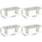 Rectangle Sintered Stone White Dining Table Glam Double Pedestal Table for Dining Room Clearhalo ' dining_table' 'Dining Tables & Seating' 'Dining Tables' 'furn' 'furn_dining_table' 'Furniture' 'furniture_dining_table' 'Kitchen & Dining Furniture' 'kitchen&dining_furn' 'kitchen' 'kitchen_dining_table' 1200x1200_181a4f14-af88-4fd7-b272-4c027b6dbf3c