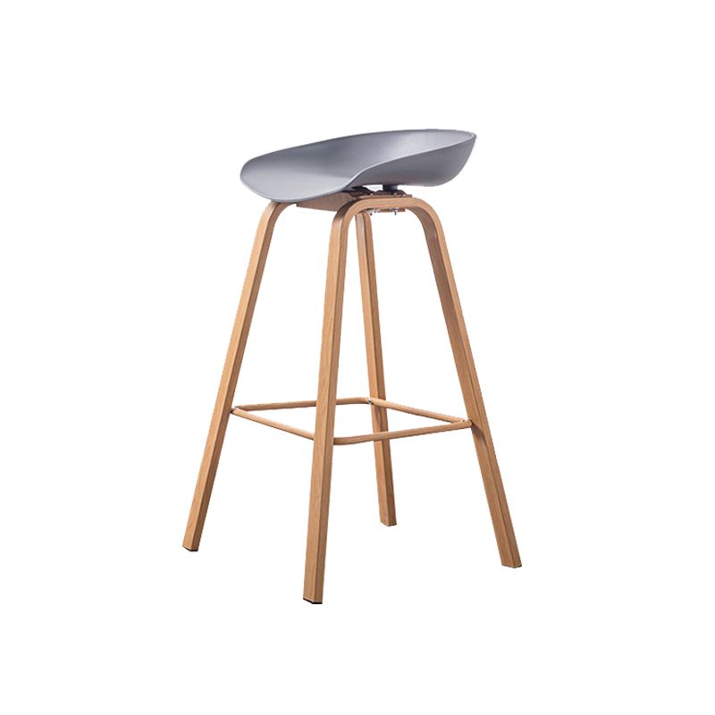 Industrial Armless Backrest Counter Stool Iron Bar Stool with Acrylic Seat for Cafe Clearhalo 'Bar Furniture' 'Bar Stools' 'bar_stools' 'furn' 'furn_bar_stools' 'Furniture' 'Kitchen & Dining Furniture' 1200x1200_181a665b-f2d8-4883-8e85-f908f260e39e