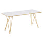 Glam 1/2/5 Pieces Dining Set Stone Top Dining Table with Chairs for Restaurant Clearhalo 'Dining Room Sets' 'Dining Tables & Seating' 'dining_room_set' 'furn' 'furn_dining_room_set' 'Furniture' 'Kitchen & Dining Furniture' 1200x1200_181d4894-bd8c-4e4a-966f-6a319c0cead5