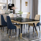 Sintered Stone Dining Table Luxury Style 4 Legs Base Table for Dining Room Clearhalo ' dining_table' 'Dining Tables & Seating' 'Dining Tables' 'furn' 'furn_dining_table' 'Furniture' 'furniture_dining_table' 'Kitchen & Dining Furniture' 'kitchen&dining_furn' 'kitchen' 'kitchen_dining_table' 1200x1200_181de931-c3bf-482d-9e1f-f9016753545a
