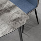 Simplicity Style Home Sintered Stone Dining Table Rectangle Shape Table with 4 Legs Base Clearhalo ' dining_table' 'Dining Tables & Seating' 'Dining Tables' 'furn' 'furn_dining_table' 'Furniture' 'furniture_dining_table' 'Kitchen & Dining Furniture' 'kitchen&dining_furn' 'kitchen' 'kitchen_dining_table' 1200x1200_1820964f-a898-438e-835c-5fe72ef29d0d