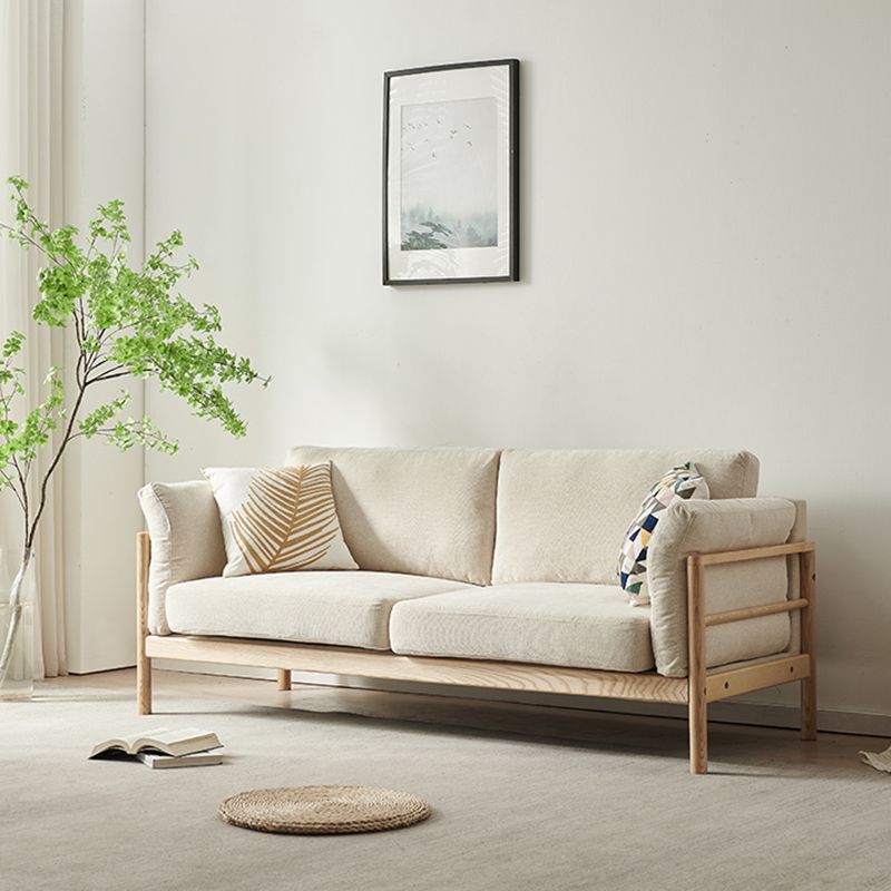 Contemporary Loose Back Sofa 32.68"High Pillow Top Arm Fabric Sofa for Living Room Clearhalo 'furn' 'furn_sofas' 'Furniture' 'furniture_sofas' 'kitchen' 'kitchen_sofas' 'Living Room Furniture' 'Sofa' 'sofas' 1200x1200_18227811-56f9-4406-ab36-033ff80f656f