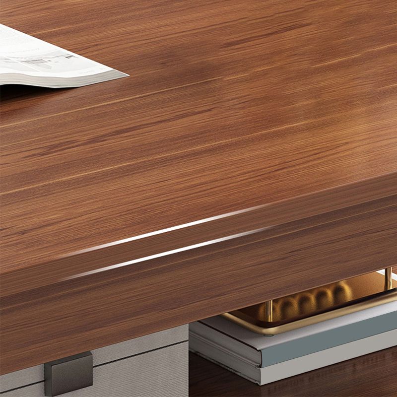 4 Legs Wood Cocktail Table No Distressing Coffee Table with Storage Shelf Clearhalo 'Coffee & Accent Tables' 'Coffee Tables' 'coffee_tables' 'furn' 'furn_coffee_tables' 'Furniture' 'Living Room Furniture' 1200x1200_182555cf-196d-4c79-b5b0-d64930c61985
