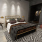 43.3" Tall Bed with Headboard Low Profile Bed with Metal Legs Clearhalo 'Bedroom Furniture' 'Beds' 'furn' 'furn_beds' 'Furniture' 1200x1200_182564b4-5619-4ae0-baf6-daa80abebfd0