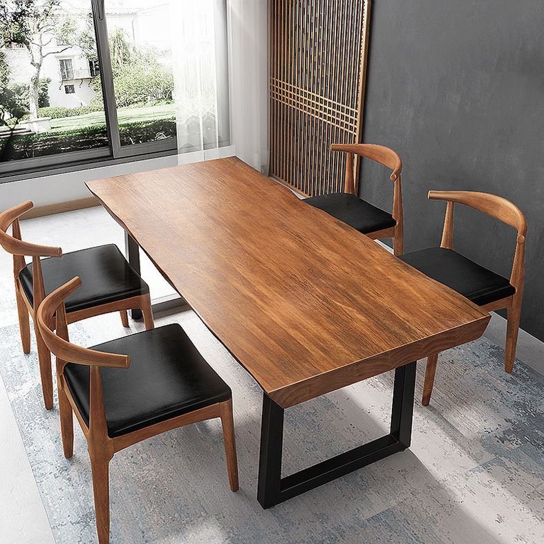 Bureau d'écriture industriel bureau de bureau en bois rectangulaire pour la maison