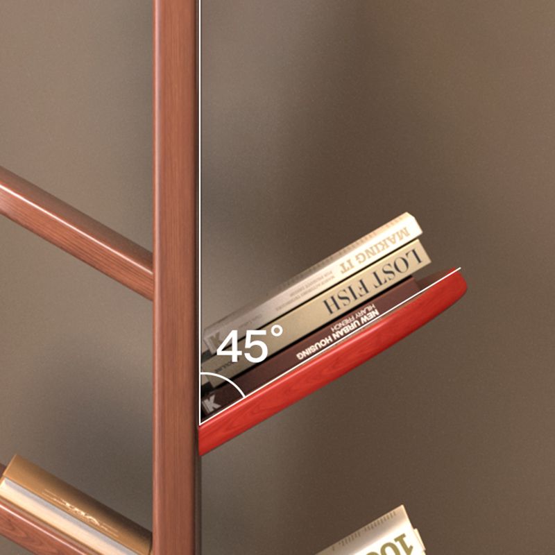 Bibliothèque en bois de style nordique Open Backshelf pour salle d'étude