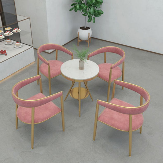 Scandinavian Upholstered Linen Fabric Dining Chair Open Back Side Chairs Clearhalo 'Dining Chairs' 'Dining Tables & Seating' 'dining_chair' 'furn' 'furn_dining_chair' 'Furniture' 'furniture_dining_chair' 'Kitchen & Dining Furniture' 1200x1200_182921a9-ca77-4600-9d12-333b1c558c5a