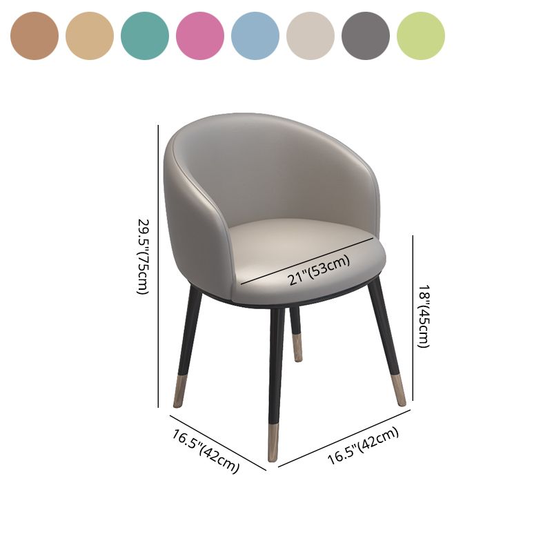 Scandinavian Style Metal Chair Solid Back Side Kitchen Dining Room Chairs Set Clearhalo ' kitchen&dining_furn' 'Dining Chairs' 'Dining Tables & Seating' 'dining_chair' 'furn' 'furn_dining_chair' 'Furniture' 'furniture_dining_chair' 'Kitchen & Dining Furniture' 'kitchen' 1200x1200_18297f42-95d0-4fd1-958f-464a45a36eec