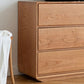 Commode double ultra moderne en pin massif, commode de rangement horizontale pour chambre à coucher