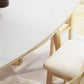 Modern Adjustable Dining Table Stone and Solid Wood Tripod Home Kitchen Table Clearhalo 'Dining Tables & Seating' 'Dining Tables' 'dining_table' 'furn' 'furn_dining_table' 'Furniture' 'furniture_dining_table' 'Kitchen & Dining Furniture' 'kitchen' 'kitchen_dining_table' 1200x1200_182a5774-ab22-43c7-9f41-2fc19a709235