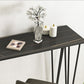 White and Black Glam Style Bar Table in Iron Top and Faux Marble Milk Tea Shop Bar Table Clearhalo 'Bar Furniture' 'Bar Tables' 'bar_tables' 'furn' 'furn_bar_tables' 'Furniture' 'furniture_bar_tables' 'Kitchen & Dining Furniture' 1200x1200_182f2c03-f311-4c58-99d9-17691c60c7fa