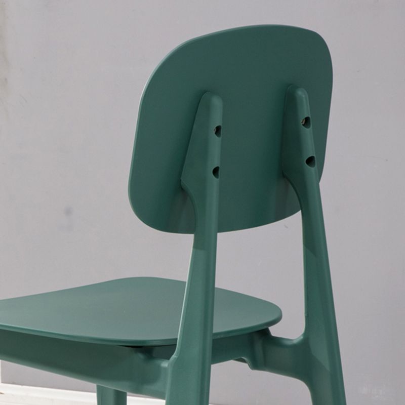 Matte Finish Plastic Dining Side Chair Stackable Open Back Dining Chair Clearhalo ' kitchen&dining_furn' 'Dining Chairs' 'Dining Tables & Seating' 'dining_chair' 'furn' 'furn_dining_chair' 'Furniture' 'furniture_dining_chair' 'Kitchen & Dining Furniture' 'kitchen' 1200x1200_182f386c-8009-469c-9221-748a26b8d652